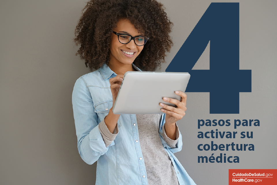 Imagen: 4 pasos para activar su cobertura médica