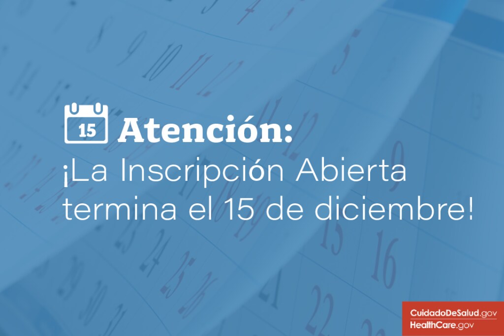 {La inscripción abierta finaliza el 15 de diciembre de 2018} Imagen: {2019 La inscripción abierta finaliza en un mes}