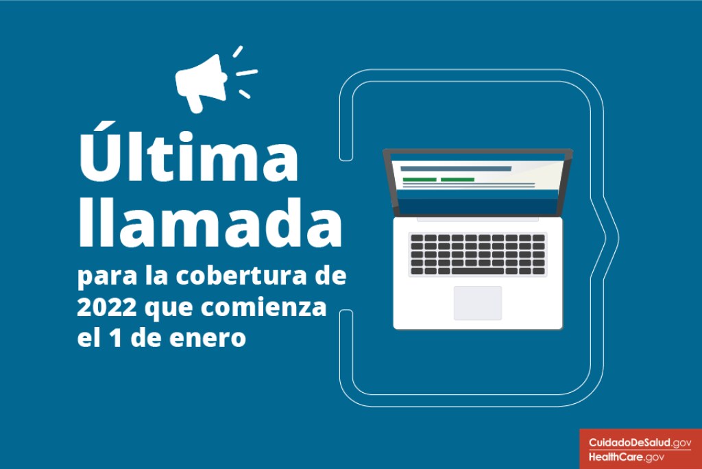 Megaphone anuncia la última oportunidad para la Inscripción Abierta de 2022 Imagen: Última convocatoria para la cobertura de 2022 que comienza el 1 de enero