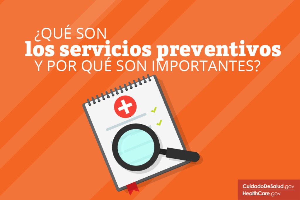 {¿Qué son los servicios preventivos y por qué son importantes?} Imagen: {lupa sobre indicaciones del médico}