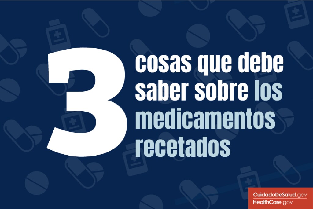 Número 3 junto al texto "cosas que debe saber sobre cómo surtir recetas Imagen: 3 cosas que debe saber sobre cómo surtir medicamentos
