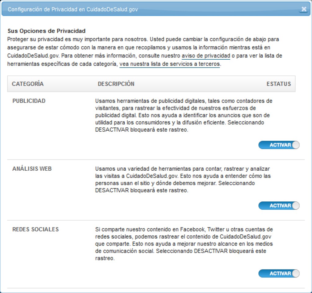 Lea nuestra política de privacidad